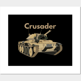 Crusader WW2 British Tank Posters and Art